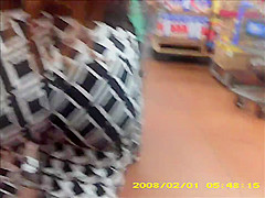 nice fat black jiggly booty spy in store 33