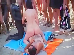 nude beach crowd pleasers