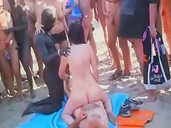 nude beach crowd pleasers
