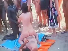 nude beach crowd pleasers