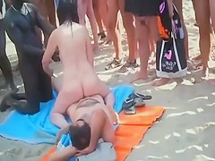 nude beach crowd pleasers