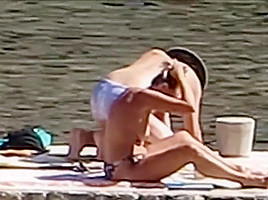 on Croatian beach