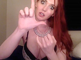 redhead humiliates your small penis joi