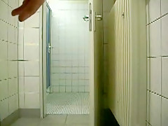 serviced in a public restroom