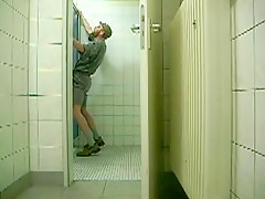 serviced in a public restroom