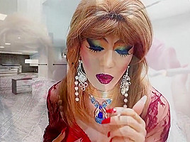 sexy sissy girl niclo makeup smoking blowjobs