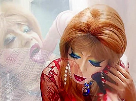 sexy sissy girl niclo makeup smoking blowjobs
