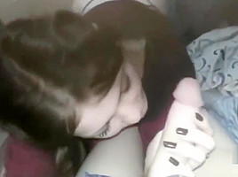 skinny Step brother seduced and fucker his gorgeous step sis