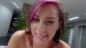 skinny babe with big tits gets fucked