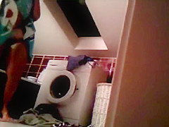 spying my polish Step mom in bathroom