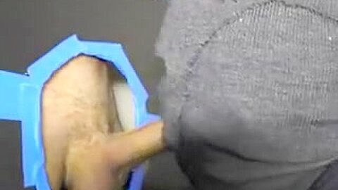 straight ding-dong w/ a THICK pecker uses my hotel gloryhole in Detroit