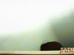 teen 18+ amateur staying in toilet cabin and masturbating on cam