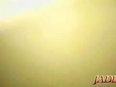teen 18+ amateur staying in toilet cabin and masturbating on cam